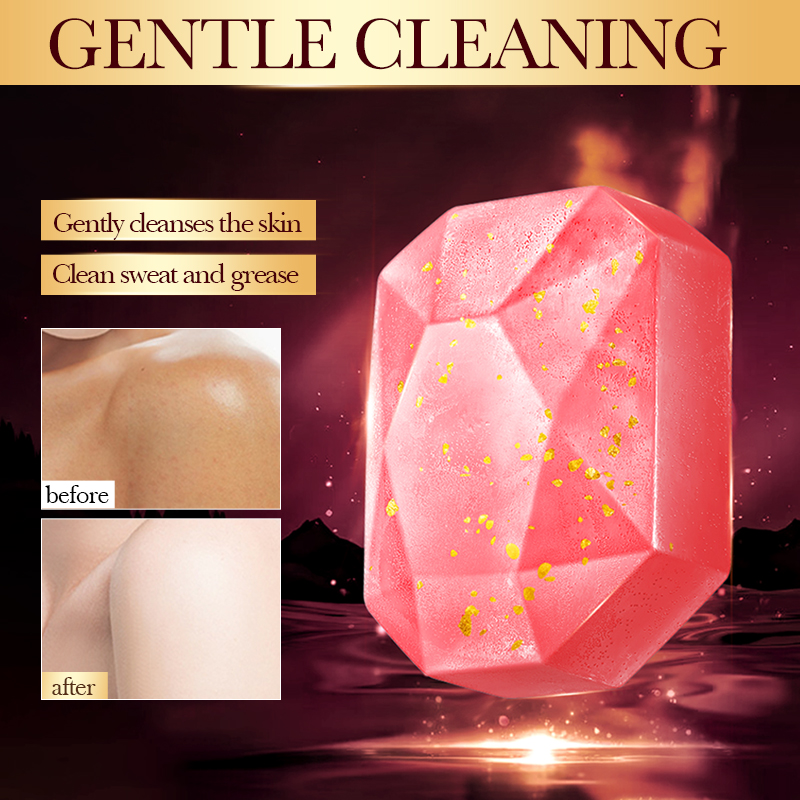 Luxury Skincare Gifts - Sabun Buatan Tangan Berlapis Emas Mawar