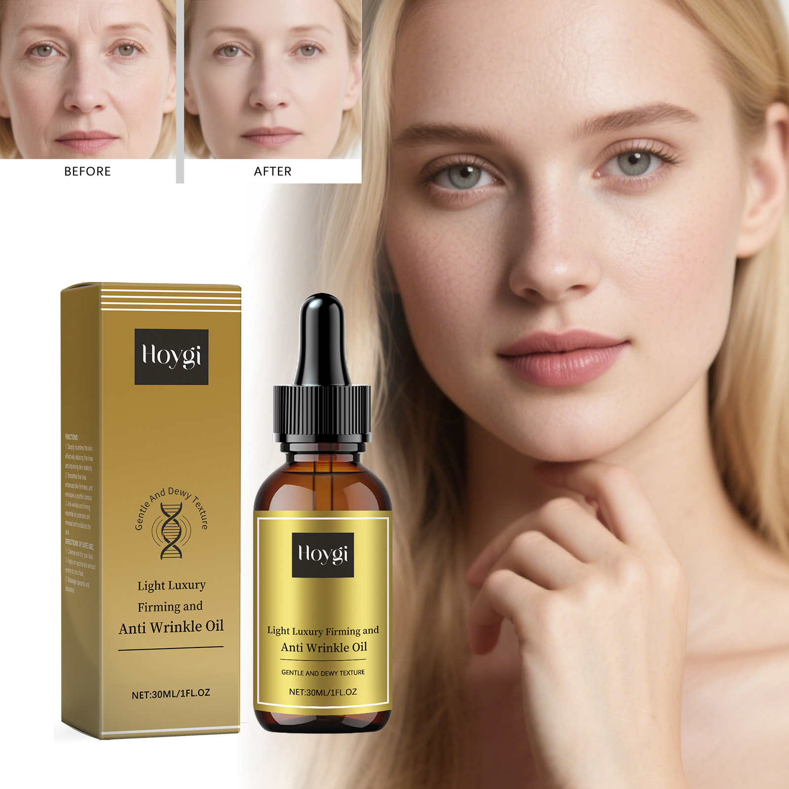 Luxury Skincare & Spa Reviews - Minyak Perawatan Wajah Pengencang, Anti Kerut,
