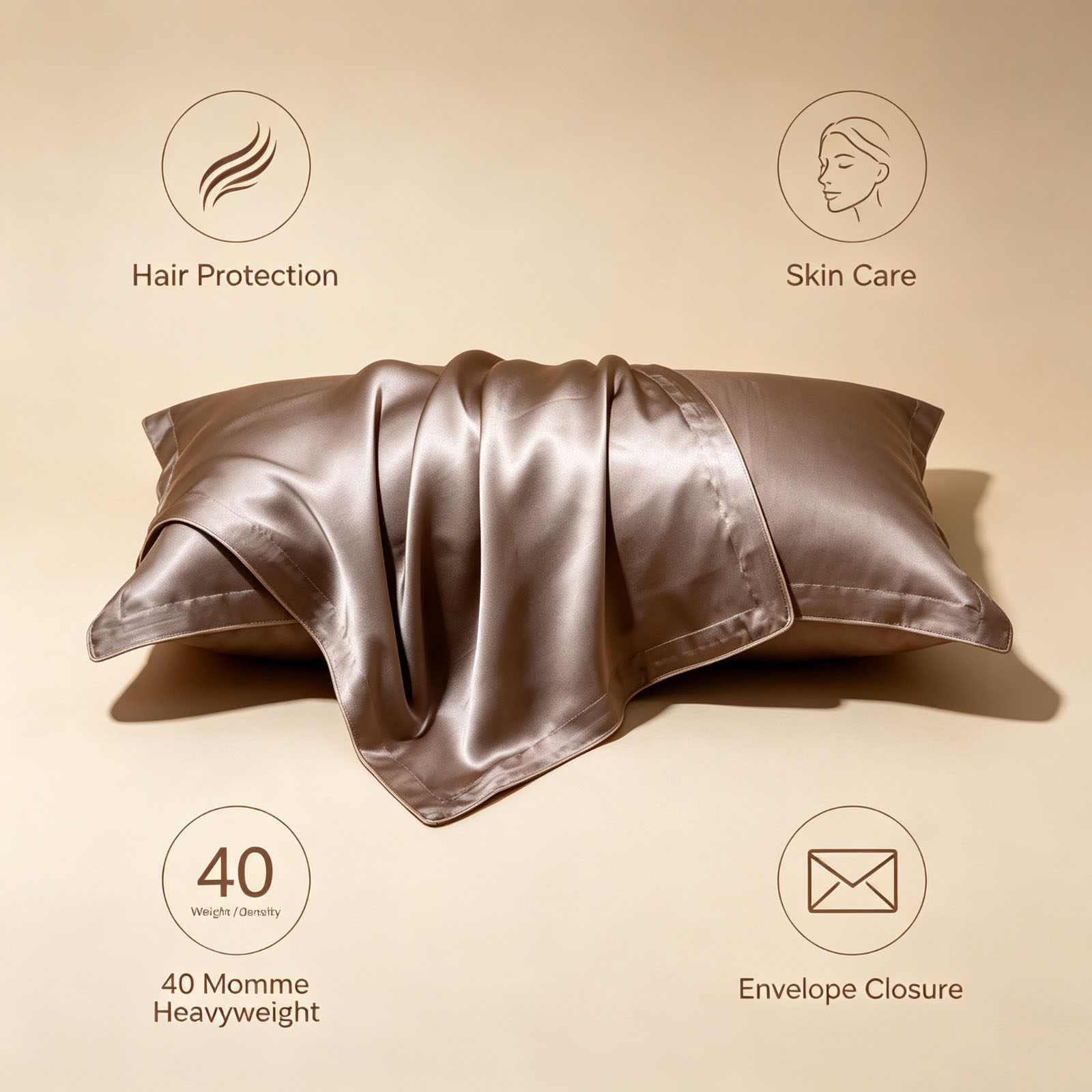 2 Buah Sarung Bantal Sutra Uku - Luxury Skincare Gift Set ulasan dan harga