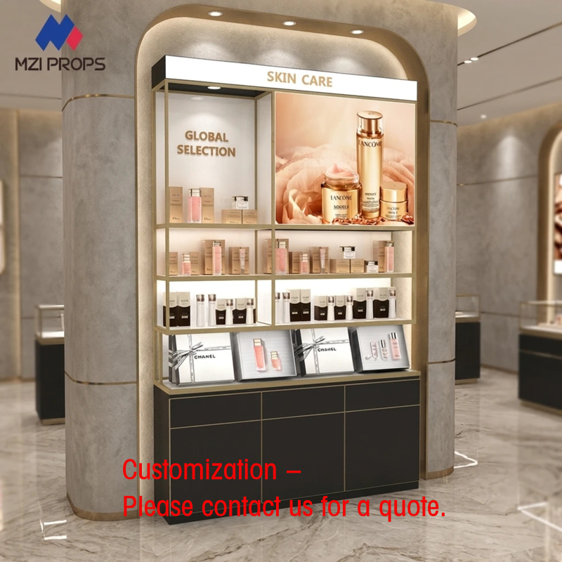 Custom Custom Cosmetic Display - Luxury Skincare & Spa Reviews ulasan dan harga