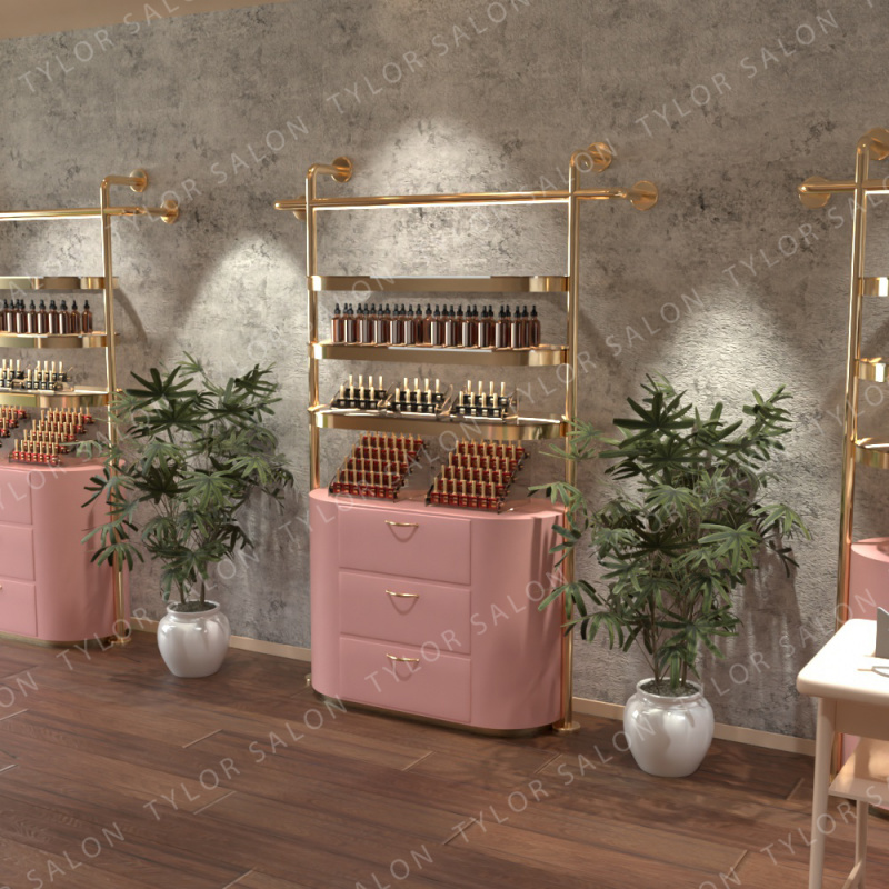 Rak Display Kosmetik Mewah Cus - Luxury Skincare Shop ulasan dan harga