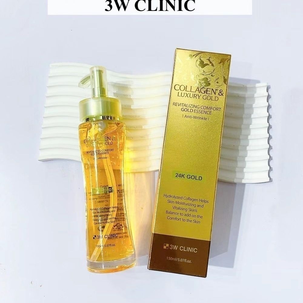 3WCLINIC Kolagen & Luxury Gold - Luxury Skincare Essence ulasan dan harga