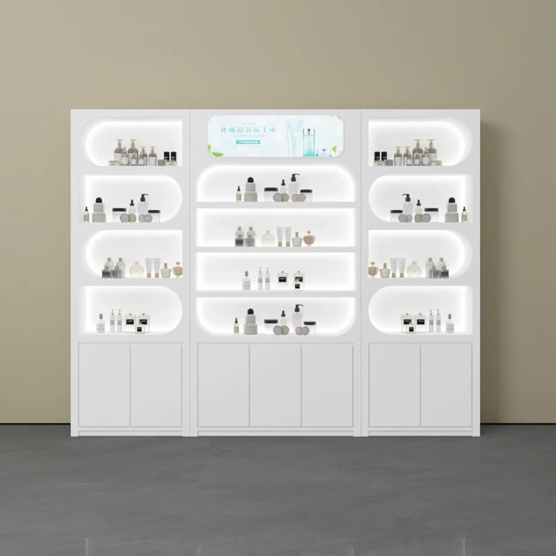 Lemari Pajangan Salon Kecantik - Luxury Skincare & Spa Reviews ulasan dan harga